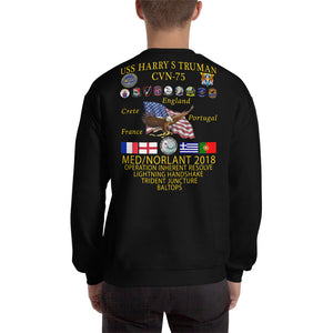 USS Harry S. Truman (CVN-75) 2018 Cruise Sweatshirt
