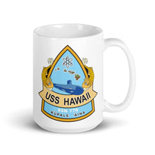 Load image into Gallery viewer, USS Hawaii (SSN-776) Ship&#39;s Crest Mug