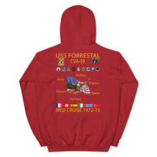 Load image into Gallery viewer, USS Forrestal (CVA-59) 1972-73 Cruise Hoodie