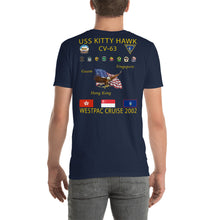 Load image into Gallery viewer, USS Kitty Hawk (CV-63) 2002 Cruise Shirt