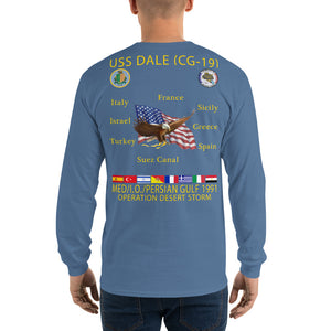 USS Dale (CG-19) 1991 Long Sleeve Cruise Shirt