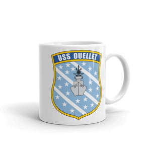 USS Ouellet (FF-1077) Ship's Crest Mug