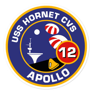 USS Hornet (CVS-12) Apollo 12 Vinyl Sticker