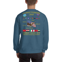 Load image into Gallery viewer, USS Dwight D. Eisenhower (CVN-69) 2010 Cruise Sweatshirt