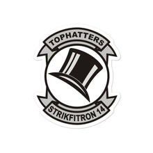 Load image into Gallery viewer, VFA-14 Tophatters Squadron Crest Vinyl Sticker