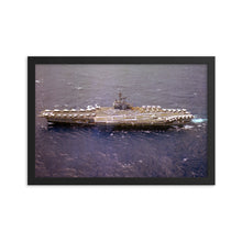 Load image into Gallery viewer, USS Ranger (CV-61) Framed Ship Photo - Top Gun 25