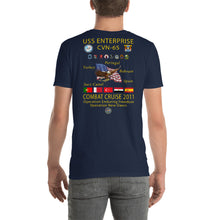 Load image into Gallery viewer, USS Enterprise (CVN-65) 2011 Cruise Shirt