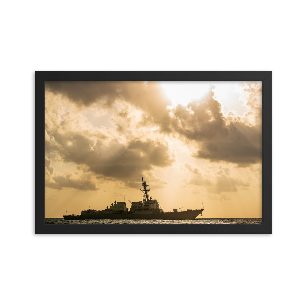 USS Forrest Sherman (DDG-98) Framed Ship Photo
