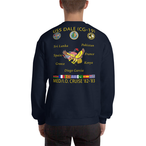 USS Dale (CG-19) 1982-83 Cruise Sweatshirt