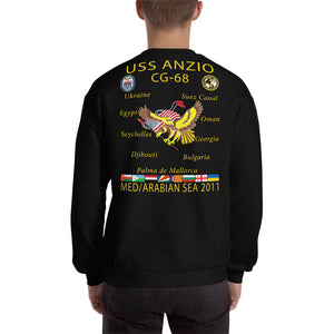 USS Anzio (CG-68) 2011 Cruise Sweatshirt