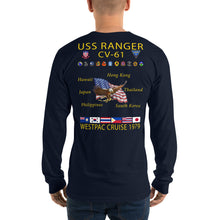 Load image into Gallery viewer, USS Ranger (CV-61) 1979 Long Sleeve Cruise Shirt