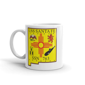 USS Santa Fe (SSN-763) Ship's Crest Mug