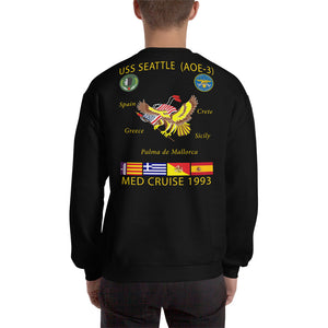 USS Seattle (AOE-3) 1993 Cruise Sweatshirt