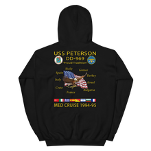 Load image into Gallery viewer, USS Peterson (DD-969) 1994-95 Cruise Hoodie