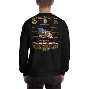 USS Boxer (LHD-4) 2013-14 Cruise Sweatshirt