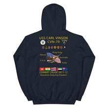 Load image into Gallery viewer, USS Carl Vinson (CVN-70) 2011-12 Cruise Hoodie