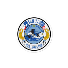 Load image into Gallery viewer, USS Houston (SSN-713) Ship&#39;s Crest Vinyl Sticker