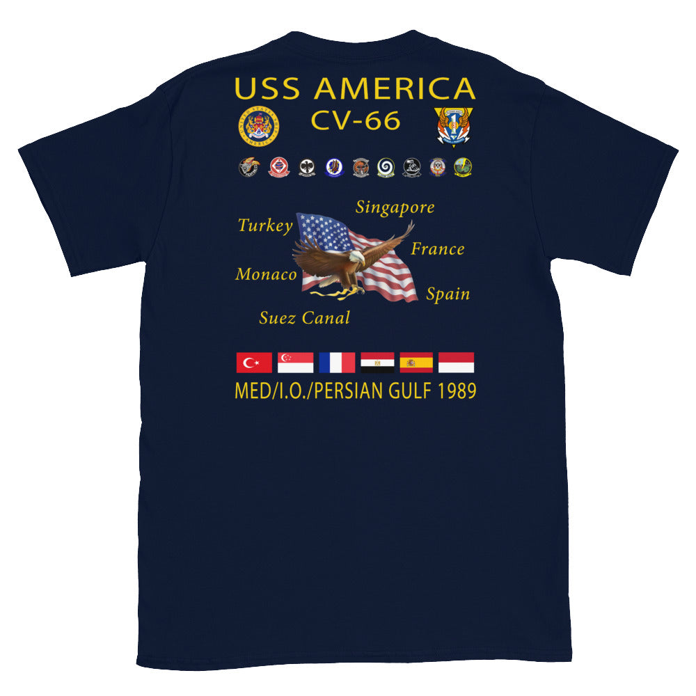USS America (CV-66) 1989 Cruise Shirt