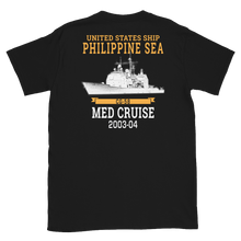 Load image into Gallery viewer, USS Philippine Sea (CG-58) 2003-04 Short-Sleeve Unisex T-Shirt