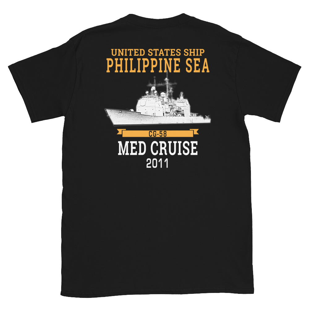USS Philippine Sea (CG-58) 2011 Short-Sleeve Unisex T-Shirt