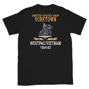 USS Yorktown (CVS-10) 1964-65 WESTPAC/VIETNAM Short-Sleeve Unisex T-Shirt