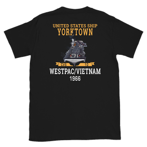 USS Yorktown (CVS-10) 1966 WESTPAC/VIETNAM Short-Sleeve Unisex T-Shirt