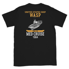Load image into Gallery viewer, USS Wasp (CVS-18) 1964 MED Short-Sleeve Unisex T-Shirt