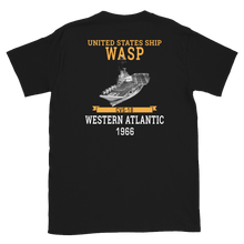 Load image into Gallery viewer, USS Wasp (CVS-18) 1966 W. ATLANTIC Short-Sleeve Unisex T-Shirt