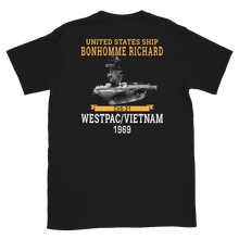 Load image into Gallery viewer, USS Bonhomme Richard (CVS-31) 1969 WESTPAC/VIETNAM Short-Sleeve Unisex T-Shirt