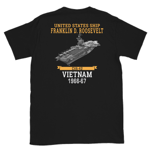 USS Franklin D. Roosevelt (CVA-42) 1966-67 VIETNAM T-Shirt