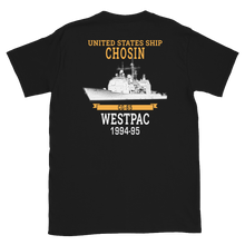 Load image into Gallery viewer, USS Chosin (CG-65) 1994-95 WESTPAC Short-Sleeve Unisex T-Shirt