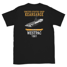 Load image into Gallery viewer, USS Kearsarge (CVS-33) 1961 WESTPAC T-Shirt