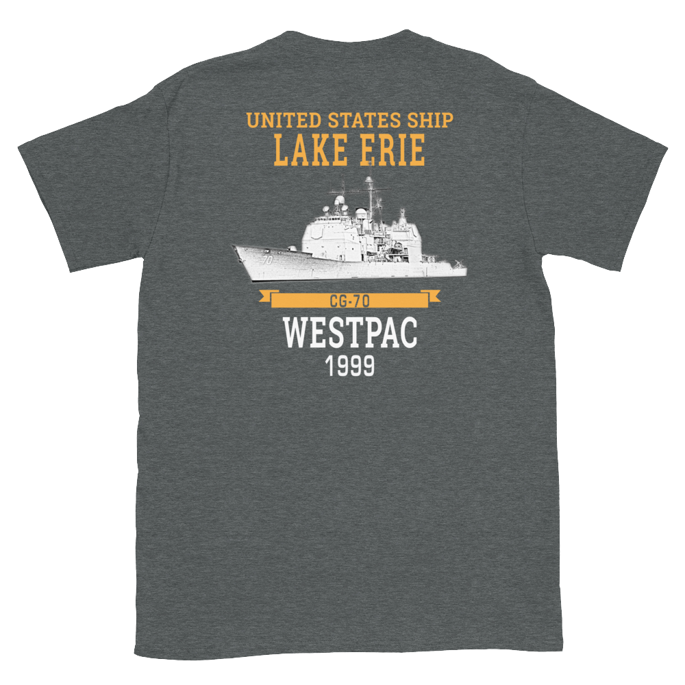 USS Lake Erie (CG-70) 1999 WESTPAC Short-Sleeve Unisex T-Shirt