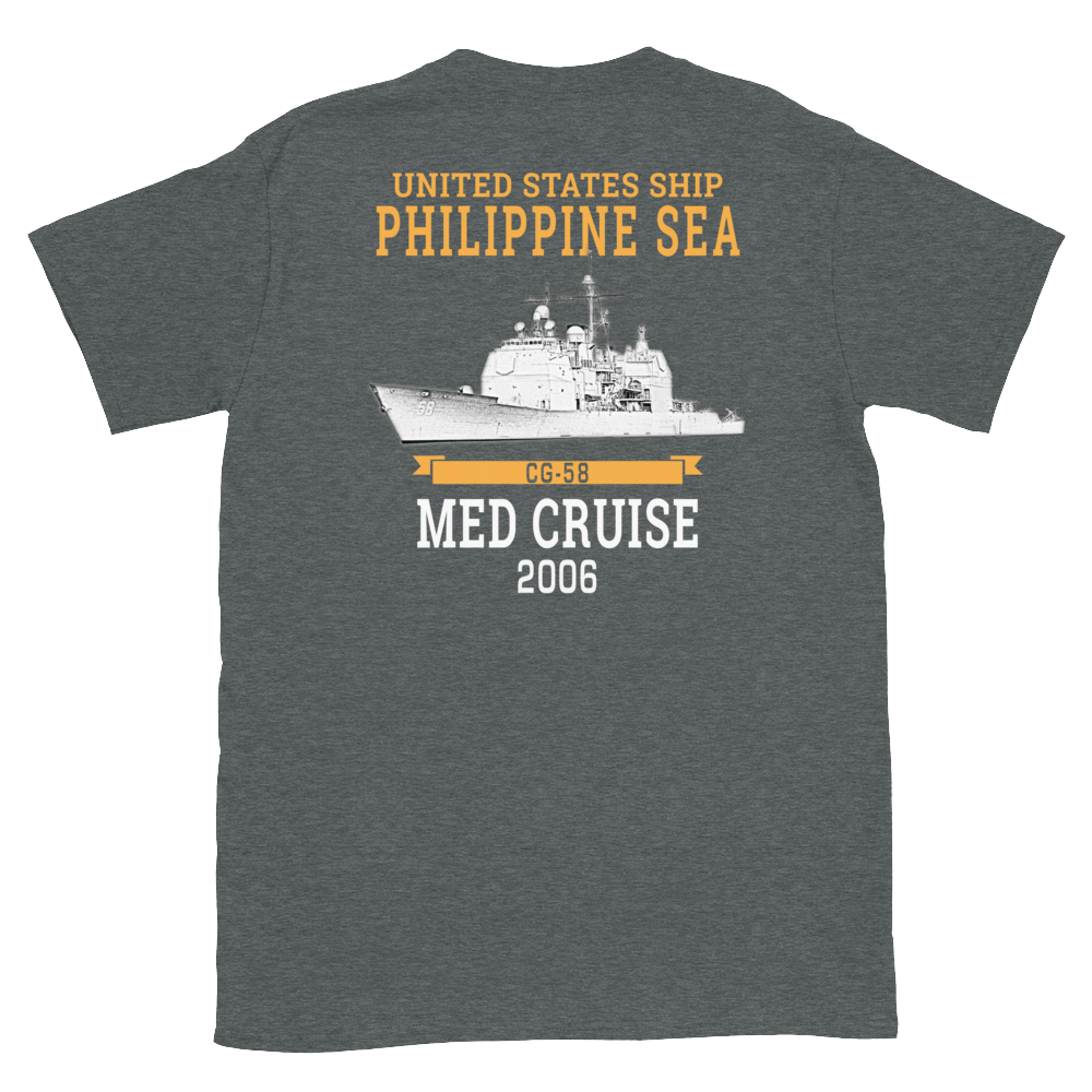 USS Philippine Sea (CG-58) 2006 Short-Sleeve Unisex T-Shirt