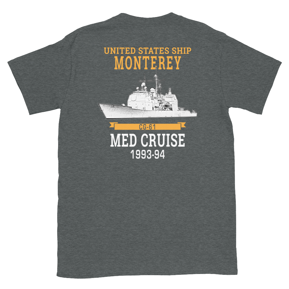 USS Monterey (CG-61) 1993-94 Short-Sleeve Unisex T-Shirt