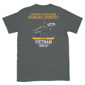 USS Franklin D. Roosevelt (CVA-42) 1966-67 VIETNAM T-Shirt