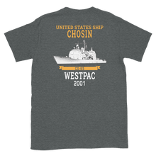 Load image into Gallery viewer, USS Chosin (CG-65) 2001 WESTPAC Short-Sleeve Unisex T-Shirt