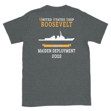 Load image into Gallery viewer, USS Roosevelt (DDG-80) 2002 MAIDEN DEPLOYMENT Short-Sleeve Unisex T-Shirt