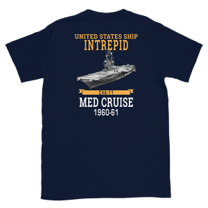 USS Intrepid (CVA-11) 1960-61 WESTPAC Short-Sleeve T-Shirt