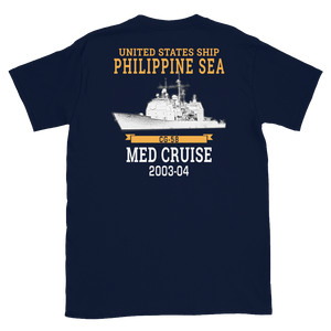 USS Philippine Sea (CG-58) 2003-04 Short-Sleeve Unisex T-Shirt