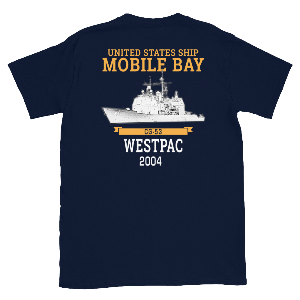 USS Mobile Bay (CG-53) 2004 Deployment Short-Sleeve T-Shirt