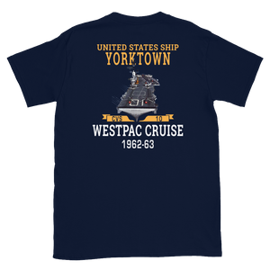 USS Yorktown (CVS-10) 1962-63 WESTPAC Short-Sleeve Unisex T-Shirt