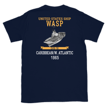 Load image into Gallery viewer, USS Wasp (CVS-18) 1965 CARIBBEAN/W. ATLANTIC Short-Sleeve Unisex T-Shirt