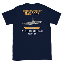 Load image into Gallery viewer, USS Hancock (CVA-19) 1970-71 WESTPAC/VIETNAM Short-Sleeve Unisex T-Shirt