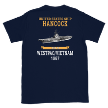 Load image into Gallery viewer, USS Hancock (CVA-19) 1967 WESTPAC/VIETNAM Short-Sleeve Unisex T-Shirt