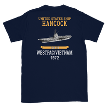 Load image into Gallery viewer, USS Hancock (CVA-19) 1972 WESTPAC/VIETNAM Short-Sleeve Unisex T-Shirt