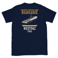 Load image into Gallery viewer, USS Kearsarge (CVS-33) 1963 WESTPAC T-Shirt