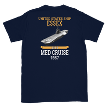Load image into Gallery viewer, USS Essex (CVS-9) 1967 MED CRUISE T-Shirt
