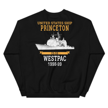 Load image into Gallery viewer, USS Princeton (CG-59) 1998-99 WESTPAC Unisex Sweatshirt
