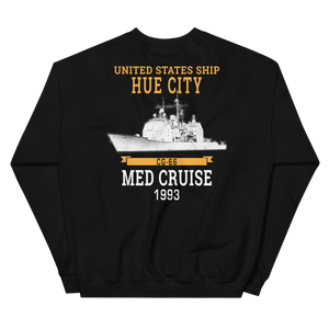 USS Hue City (CG-66) 1993 MED Unisex Sweatshirt